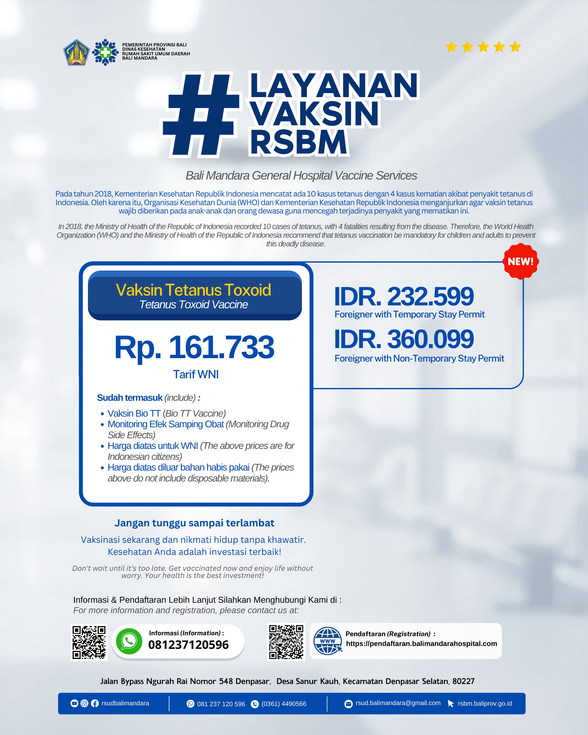 Vaksin Tetanus Toxoid