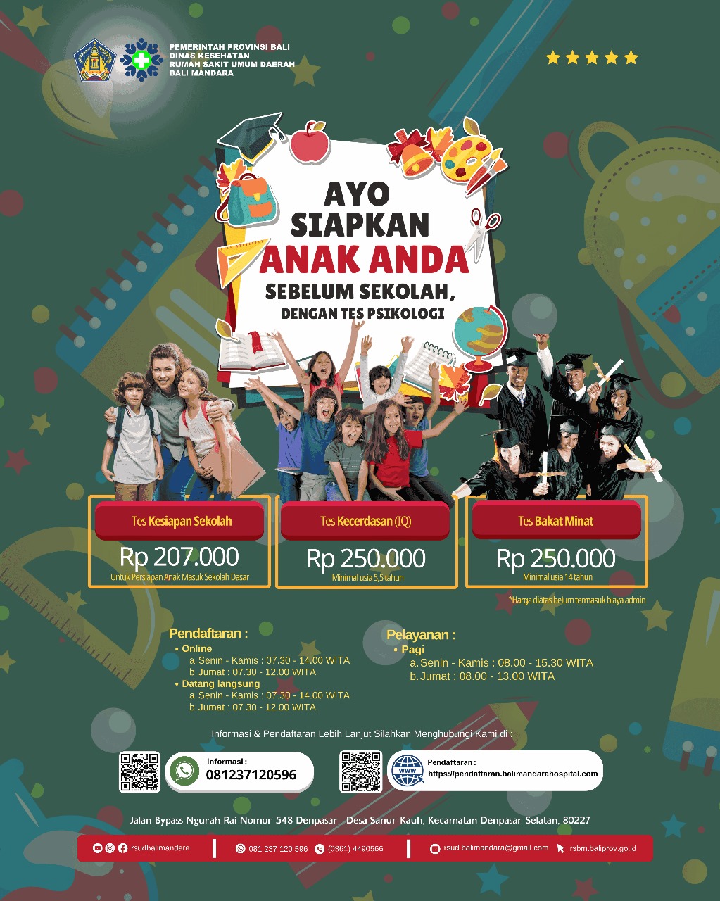 Tes Kesiapan Anak Sekolah