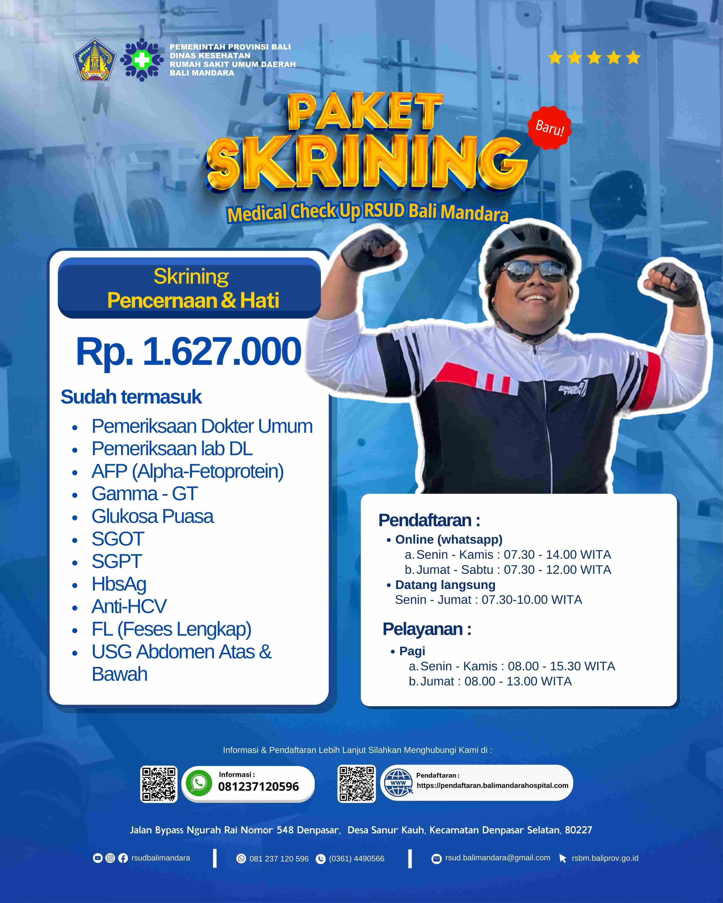 Paket Skrining Pencernaan & Hati