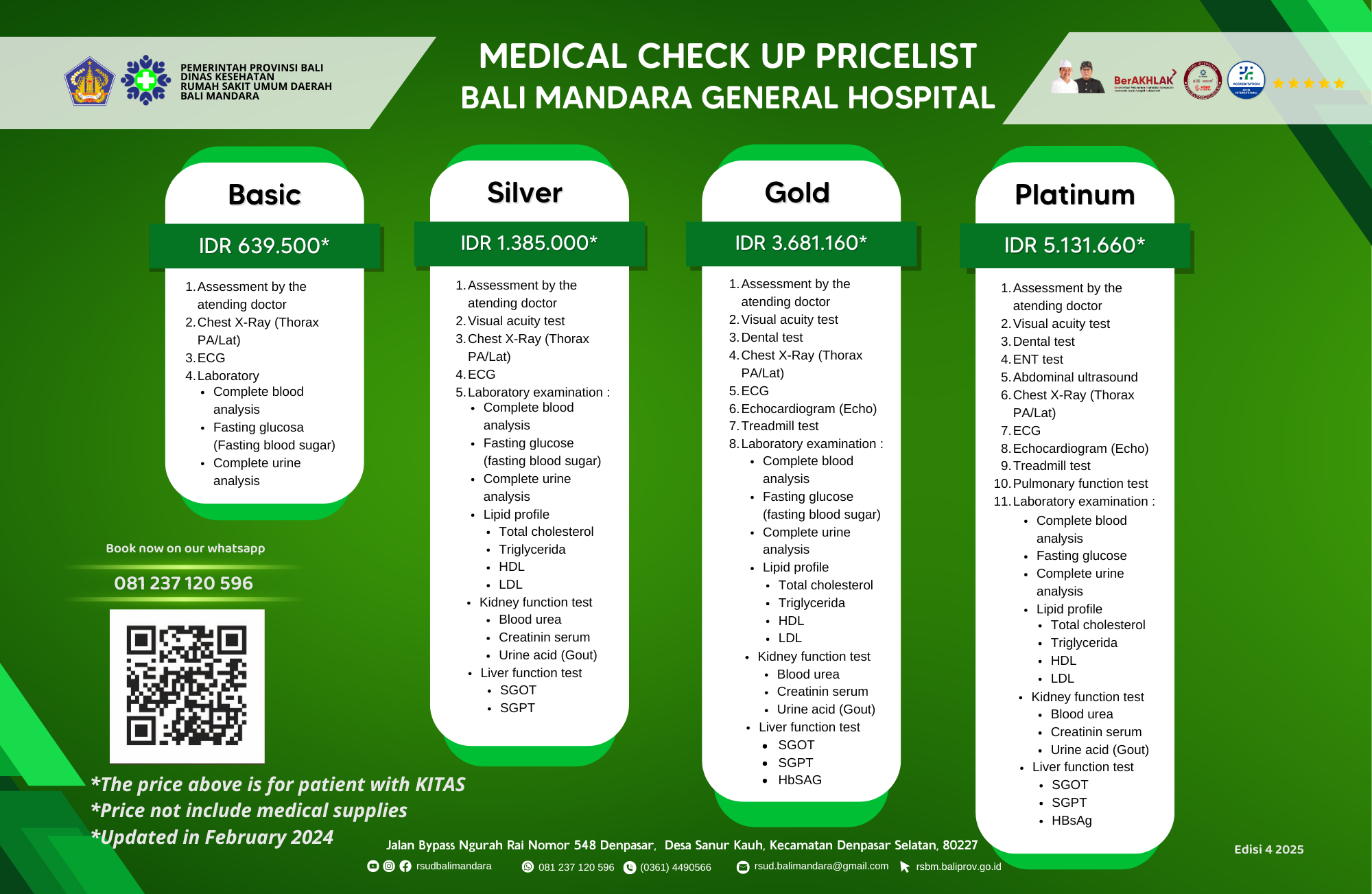 Paket MCU Platinum WNA KITAS