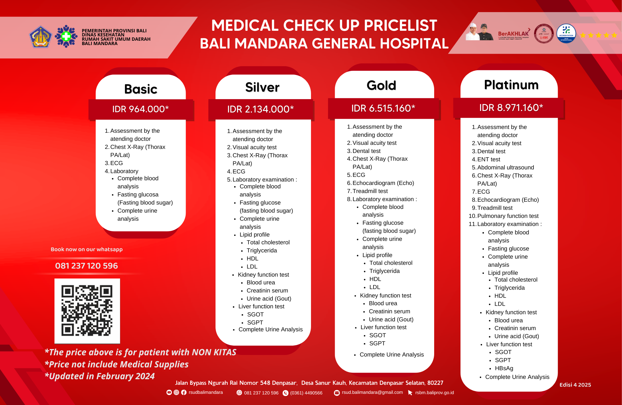 Paket MCU Gold WNA NON KITAS