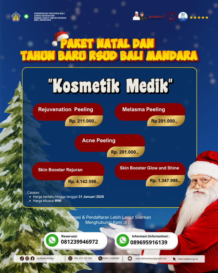 Paket Pemeriksaan Spesial Natal dan Tahun Baru 2025