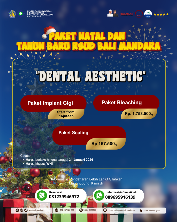 Paket Pemeriksaan Spesial Natal dan Tahun Baru 2025